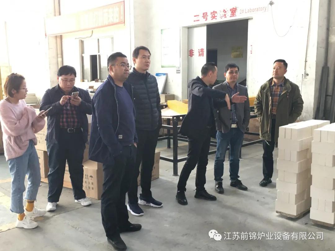 热烈欢迎南京工程学院能源研究院吴功德副院长，博士教授带队前来江苏前锦炉业设备有限公司指导考察！3
